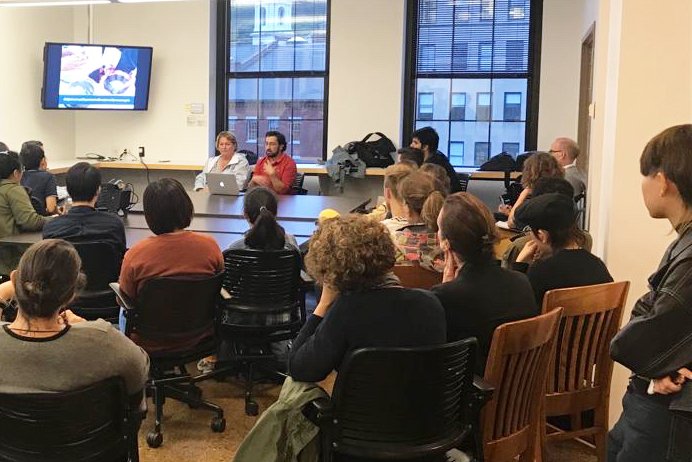 RISD 2018 DIY-Materials Lecture at Rhode Island School of Design. Camilo Ayala-Garcia, Valentina Rognoli.